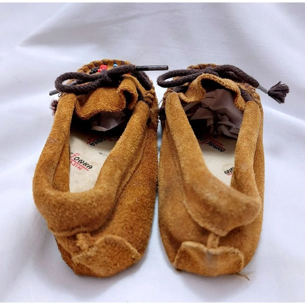 Genuine Minnetonka Kids  Moccasins‎ Size Children 12